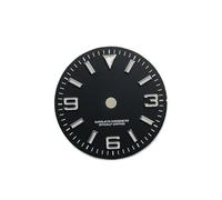HUKILU yaoqijie Esfera Luminosa NH35 GBW9 for Reloj, sonda de Superficie for Libro de Registro, esferas de Reloj de 28,5 mm y 31 mm for Accesorios de Movimiento NH35A/4R35/NH34/NH36 Lasting(31mm)