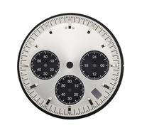 HUKILU yaoqijie Esfera VK63 Esfera VK63 Panda Logotipo Personalizado Cronógrafo Esfera Luminosa multifunción electrónica Manecillas VK63 Adecuadas for Movimiento VK63 Lasting(Dial-5)