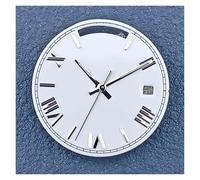 HUKILU yaoqijie Reloj con Calendario Dual c3 Super Blue Glow in The Dark de 28,5 mm, Esfera de Montaje Compatible con Movimiento automático 8285, Piezas de manecilla Lasting(5029a)