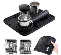 HUKTOR - Alfombra de silicona para cafetera, alfombra superior + alfombra multifunción Accesorios para Ninja Luxe ES601EU/ES701EU, antideslizante, resistente al calor (almohadilla multipropósito)