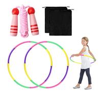 Hula Hoop - Aro para niños a partir de 4 años, diseño desmontable y ajustable para gimnasia, fitness, baile
