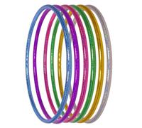 Hula Hoop para niños, Colores Brillos, Ø70cm, Violeta