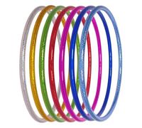 Hula Hoop para niños, Colores holográficos, Ø70cm, Turquesa