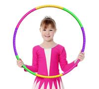 Hula Hoop para Niños, Hula Hoop Desmontable de 8 Secciones, Aro de Fitness Desmontable, Hula Hoop Fitness de Plastico para Deportes, Ejercicios, Gimnasia, Danza, Yoga