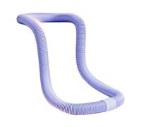 Hula Hoop Plegable con Resorte Aro de Fitness ponderado, Resorte portátil, diseño silencioso, Cintura Plegable, Ejercicio tonificación del Vientre for Gimnasio en casa(Purple)