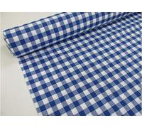 HuleHule Mantel Tela resinada Antimanchas Cuadros Picnic Cuba Azul (140_x_200_cm)