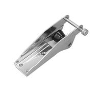Hulex Supplies Rodillo de Ancla Marino de 230 mm con Pasador de Resorte, Rodillo de Proa para Barcos en Acero Inoxidable 304, guía de Cabos de Nailon Negro para un despliegue Sencillo del Ancla