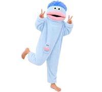 HULG Pijama de Monstruo Boca Grande para Adultos,Pijama con Capucha de Monstruo Verde Divertido,Un Mono cómodo y Divertido, Ideal para Estar en casa, Noche de Cine