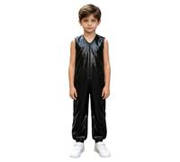 HULIJA Niña Traje Impermeable Un Solo Cuerpo Combuit Necesidades Especiales Negro 7-8 años