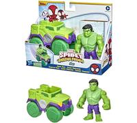 HULK CAMIÓN DEMOLIDOR Con Figura Serie SPIDEY AMAZING FRIENDS Hasbro F3989