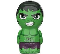 Hulk - Gel de ducha y champú 2 en 1, figura 3D con gran fragancia, para niños y adultos (400 ml)