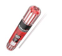 Hultafors Juego de minas blancas para lápiz carpintero 10 piezas I I Práctico dispensador con fijación por clip I Minas universales de 2,8 mm I Para diferentes superficies I 650190