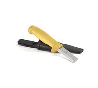 Hultafors STK - Cuchillo cincel de acero japonés de 201 mm (incluye funda para el cinturón de plástico extra resistente)