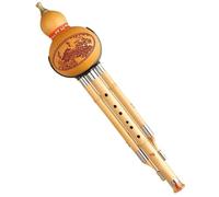 Hulusi Chino C/Bb Clave Chino Hecho A Mano Hulusi Estudiante Instrumento De Música Con Bolsa De Almacenamiento(Up Bb)