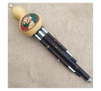Hulusi De Bambú Púrpura Refinado Para Principiantes En Interpretación Para Adultos, Flauta De Instrumentos Musicales Profesionales(Color,Minor D)