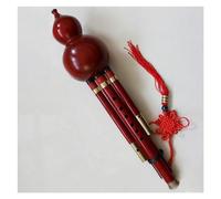 Hulusi Flauta Caoba De Tres Tonos Hulusi Bb/C Melodía Hulusi Étnica China Hulusi Con Estuche De Almacenamiento (Color : B Flat)