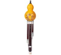 Hulusi Flauta Caoba Natural C Key/B Flat Hulusi Estudiante Principiante Profesional Tocando Flauta De Calabaza Con Estuche De Almacenamiento (Color : C key)