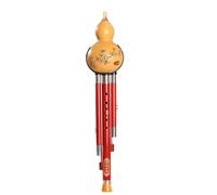 Hulusi-flauta de cucurbitáceas de rendimiento profesional, llave de C, flauta de calabaza étnica de viento de madera para instrumento de calabaza principiante