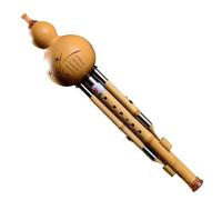 Hulusi Flauta de Cucurbitáceas Profesional, Flauta de Calabaza China para Amantes de la música, Instrumento de Calabaza para Principiantes, Regalos