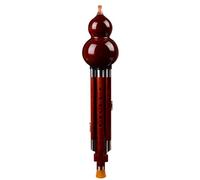 Hulusi Flauta Flauta De Calabaza De Caoba Hecha A Mano Para Principiantes, Instrumento Musical Nacional Chino, Flauta De Cucurbitáceas (Color : C key)