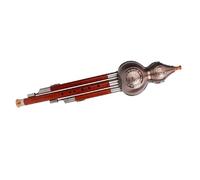 Hulusi Flauta Flauta De Cucurbitáceas C Key/B Flat, Instrumento Musical, Flauta De Calabaza De Caoba Con Estuche Para Principiantes (Color : 01, Size : B flat)