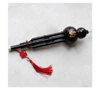 Hulusi Flauta Flauta De Cucurbitáceas De Ébano De Imitación Negra Hulusi Hecha A Mano China Instrumento Étnico C Clave Hulusi Para Amantes De La Música (Color : B Tone)