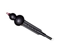 Hulusi Flauta Flauta De Cucurbitáceas Hulusi Con Tecla BB/tecla C Negra, Instrumentos De Viento Tradicionales Chinos Para Principiantes (Color : C key)