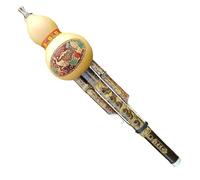 Hulusi Flauta Instrumento Étnico Chino Hecho A Mano Hulusi, Flauta De Cucurbitáceas, Llave C Para Amantes De La Música Principiantes