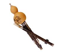 Hulusi Flauta Instrumento Étnico Hulusi, Flauta De Calabaza Natural Para Estudiantes Y Principiantes, Hulusi Desmontable De Doble Afinación (Color : C key and B flat)