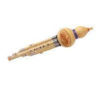 Hulusi Flauta Instrumento Musical De Calabaza China, Seda De Calabaza De Tres Tonos En C Bemol/tecla B/tecla D Menor Para Estudiantes Y Adultos (Color : B flat key)