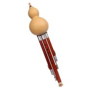 Hulusi Flauta Instrumento Musical De Caoba Hulusi, Llave C/B Plana Para Principiantes, Flauta De Calabaza Para Adultos Con Estuche De Almacenamiento (Color : C key)