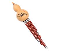 Hulusi Flauta Tubo De Sonido De Caoba De Calabaza Natural, Varilla De Empuje, Flauta Hulusi, Instrumento De Viento Étnico Profesional Para Tocar (Color : C key)