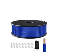 HuLuWa H05V-K 0,75mm² Cable Flexible Azul, 100m