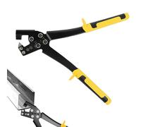 Hulvyzu Pince a Engarzar Placo 300mm Tenaza para Engarzar Tabique Seco 0,4-0,8mm Tenaza para Engarzar Riel Placo Tenaza para Engarzar Perno Engarzadora de Riel Placo para Construcción de Casa Almacen