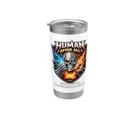 Human After All Música Oficial Merch Udo W Vaso térmico de acero inoxidable de doble pared