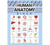 Human Anatomy Bingo: 32 Player Biology Themed Party Games for Science Classrooms, Medical Students, World Health Day Party Games