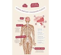 Human Anatomy Crossword Puzzles Book: Crossword Puzzles with Easy to Read Print about Human Anatomy, Organism, Biology and More | 6x9 inches, 120 ... | Word Scrambles, Missing Letters, Trivia