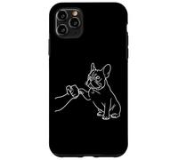 Human and Dog Paw Fist Bump Dog Lover French Bulldog Carcasa para iPhone 11 Pro MAX