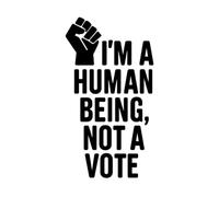 Human Being Not a Vote Notebook: Empowering Lined Journal for Students, Teens & Creative Expression: 96-Page Motivational Planner or Diary for ... - Inspiring Gift for Writers and Thinkers