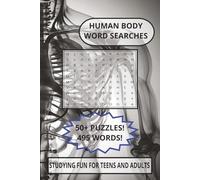 Human Body Word Searches Puzzle Book: Word Searches with Easy to Read Print about Human Body, Human Anatomy, Human Biology and More | 6x9 inches, 110 ... Stocking Stuffer, Studying, Learning