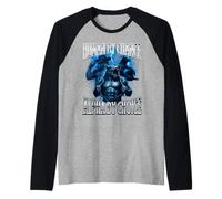 Human by Chance Alfa por Elección Extraño Divertido Alfa Lobo Meme Camiseta Manga Raglan