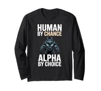 Human by Chance Alpha by Choice Cool Funny Alpha Wolf Meme Manga Larga