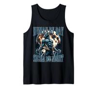 Human by Day Sigma De Noche Divertido Alfa Hombre Lobo Cringe Broma Camiseta sin Mangas