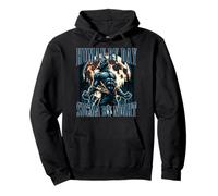 Human by Day Sigma De Noche Divertido Alfa Hombre Lobo Cringe Broma Sudadera con Capucha
