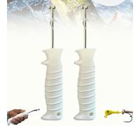 Human Fish Hook Remover Tool, Quick Release Fishhook Extractor, Twist & Release Removal Pliers with Protective Sleeve for Bass/Trouth Fishing (2pcs)