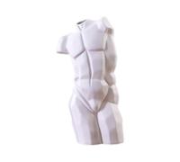 Human Form Planter - Craetive Aesthetic Nude Statue Pot | Elegant Ceramic Art Piece for Flowers, Succulents, Greenery, Minimalist Home Decor Accent, Artistic Ornament for Studio, Gallery, Apartment