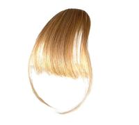Human Hair Clip In Bangs - Real Hair Average Size | Women Clip On Fringe Wig Bangs, Natural Looking Hairs Extensions With Temples, Easy Wear Hairpiece For Styling | Fashion Use