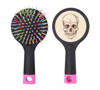 Human L Skeleton Illustrations - Cepillo para desenredar el cabello, base acolchada