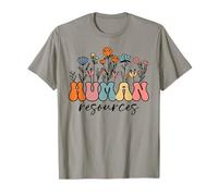 Human Resources Wildflowers, Vintage Retro Floral HR Camiseta