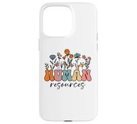 Human Resources Wildflowers, Vintage Retro Floral HR Carcasa para iPhone 15 Pro Max